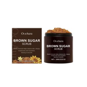 OceAura The Brown Sugar Body Scrub Gently Cleanses The Stratum Corneum, And The Plant Essential Oil Nourishes The Skin To Make It Smooth And Tender