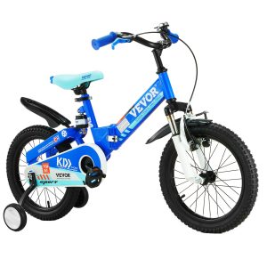 Folding Toddler Balance Bike, 16" High-Carbon Steel Kids Bike With Adjustable Seat & Handlebar, Inflatable Tires, Portable Kids Balance Bicycle Gift For 5-8 Years Boys Girls, 99LBS Support