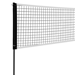 Badminton Net Set, Outdoor Backyard Beach Park Badminton Net, Portable Badminton Equipment Set, Adults Kids Badminton Net With Poles, Carrying Bag, 4 Iron Rackets, And 3 Nylon Shuttlecocks