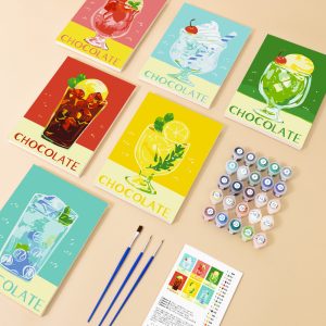 New Small Painting Set Foreign Trade Popular Style Landscape Flower Hand-painted Diy Digital Oil Painting Amazon FBA Global Hair