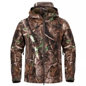 Men's Silent Soft Shell Camouflage Tactical Jacket Waterproof