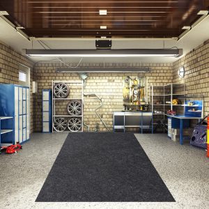 22 X 8-10  Multi-Purpose Garage Floor Mat, Absorbent Oil Pad, Premium Maintenance Mat,Protective Flooring For Under Cars