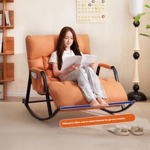 Double Rocking Chair Oversized Recliner Lazy Sofa Swing