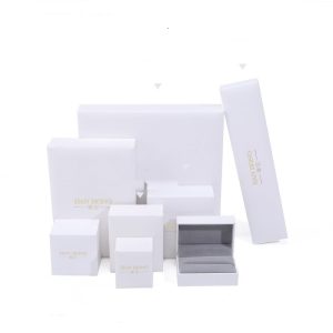 Leather Filled Paper Jewelry Box