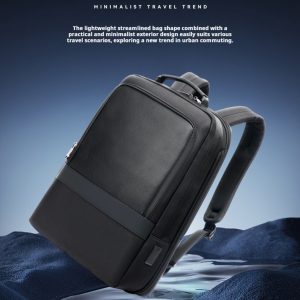 Men's Commuter Nylon Backpack With Large Capacity