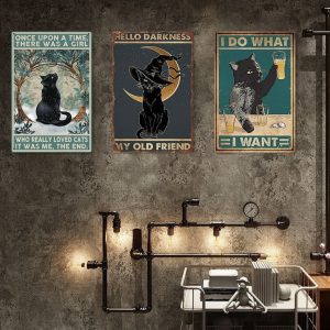 Bar Clothing Store Home Wall Decoration Iron Skin Painting