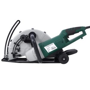 Portable 14  Wet Dry Electric Corded Circular Concrete Saw Power Angle Cutter 2600W W Water Line & Guide Roller With BladeETL Certificate.