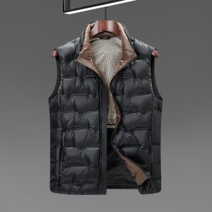 Men's Warm Sleeveless Down Vest For Young People