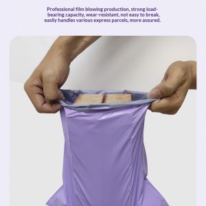 Purple Courier Bag With Thickened Packaging