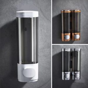 Wall-mounted Three-head Soap Dispenser For Home Useno Drilling Required