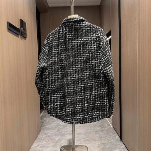 Male Loose Fit Versatile Retro Chunky-knit Jacket