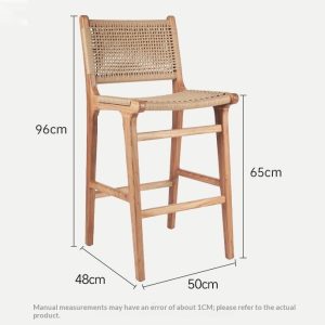 Solid Wood Vintage Bar Stool For And Bars