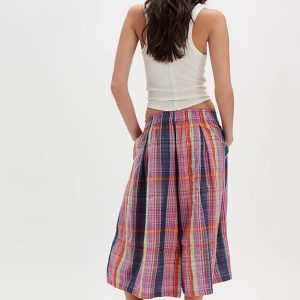 Comfortable, Casual Multicolor Striped Womens Lounge Pants