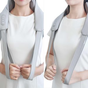 Neck And Shoulder Massager, Shiatsu, Kneading With Heat And 2 Modes