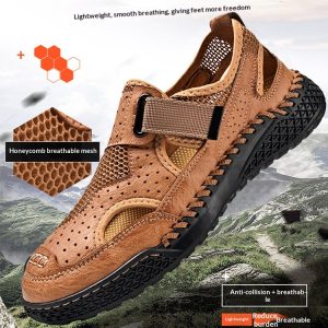Breathable New Mens Closed-Toe Sandals