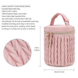 Multifunctional Portable Baby Bottle Insulated Bag
