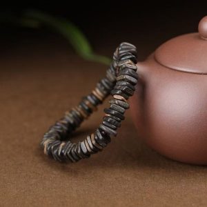 Daragang Agarwood Bracelet With Free-Form Beads